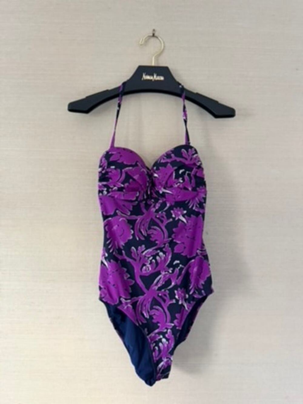 Tory Burch Purple Floral One-Piece Swimsuit – Size S